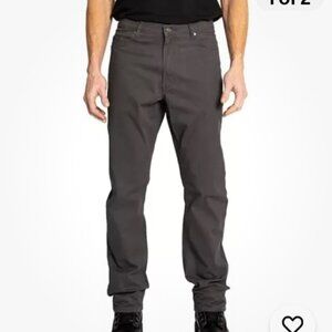 NWT FULL BLUE 5 Pocket Gray Twill Pants Reg Fit Stretch 48 x 34